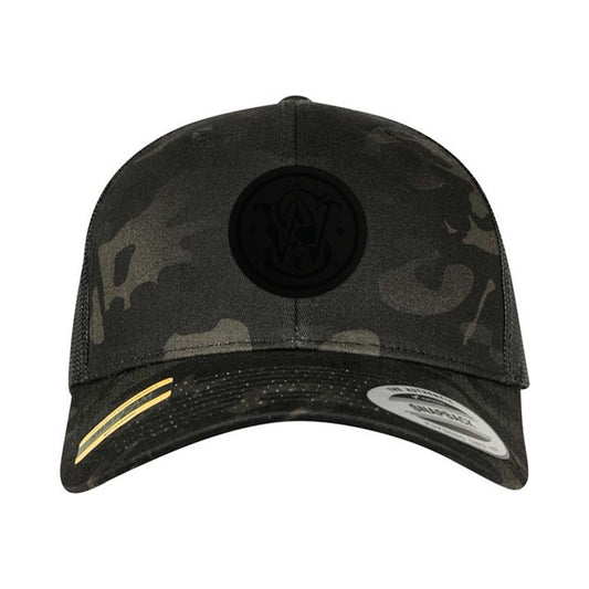 Meatball Logo Black Leather Patch Snap-Back