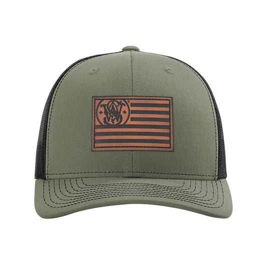 SW Flag Leather Patch Richardson Snap-Back