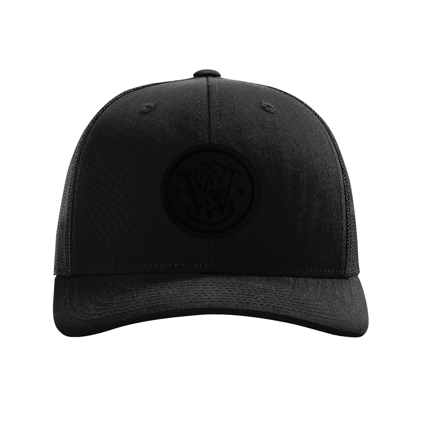 Meatball Logo Black Leather Patch Snap-Back