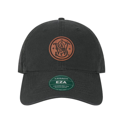 Meatball Logo Leather EZA Dad Hat