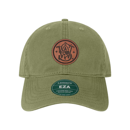 Meatball Logo Leather EZA Dad Hat
