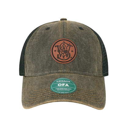 Meatball Logo Leather Patch OFA Dad Hat