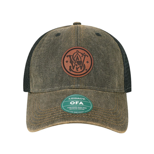 Meatball Logo Leather Patch OFA Dad Hat