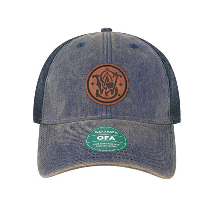 Meatball Logo Leather Patch OFA Dad Hat