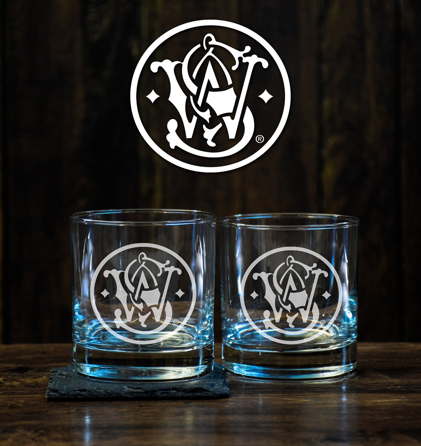 S&W Meatball Whiskey Glass Set