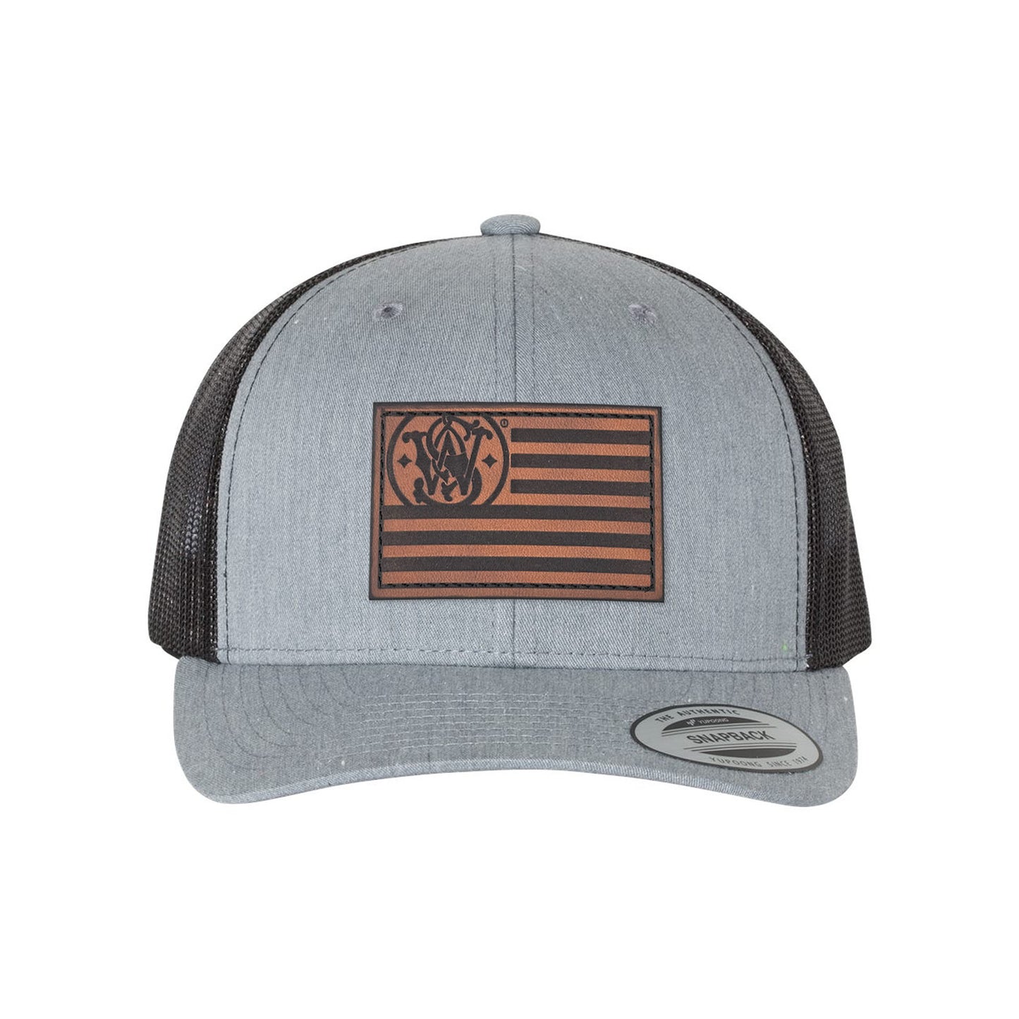 SW Flag Leather Patch Yupoong Snapback