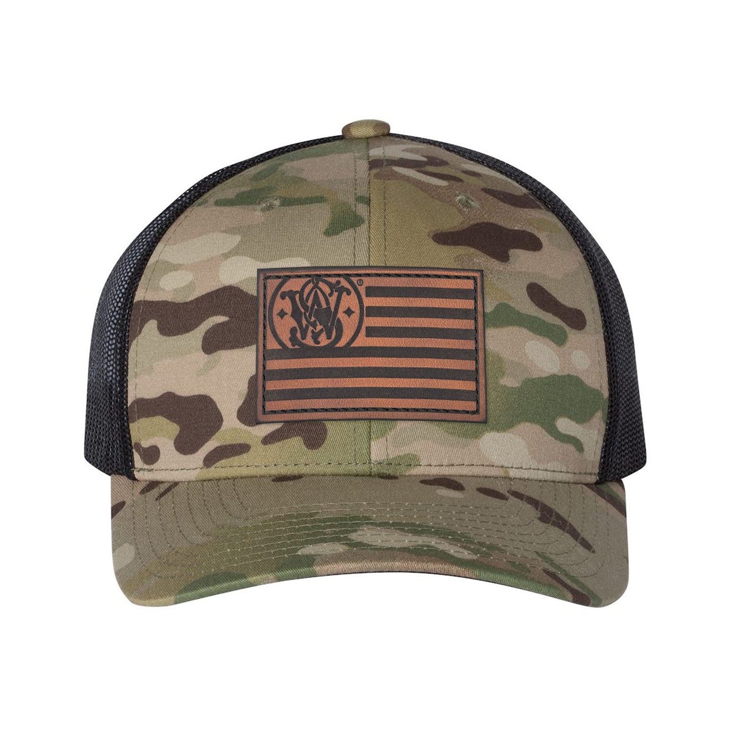 SW Flag Leather Patch Yupoong Snapback