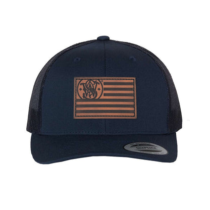 SW Flag Leather Patch Yupoong Snapback