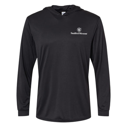 Stacked Logo Performance Hooded LS