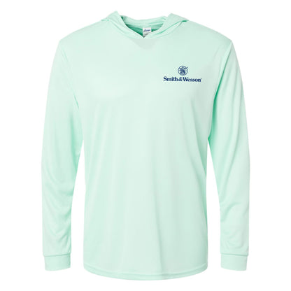 Stacked Logo Performance Hooded LS