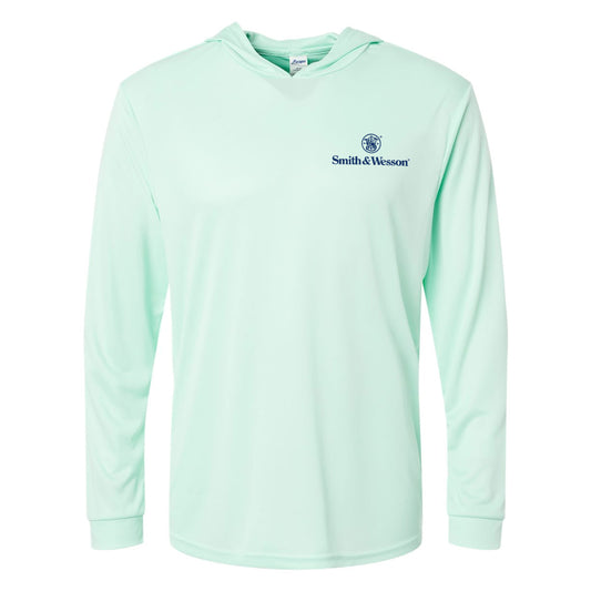 Stacked Logo Performance Hooded LS