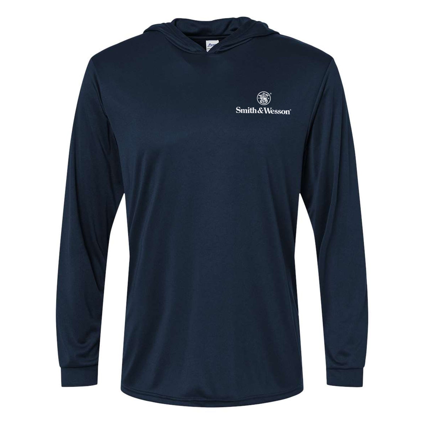 Stacked Logo Performance Hooded LS